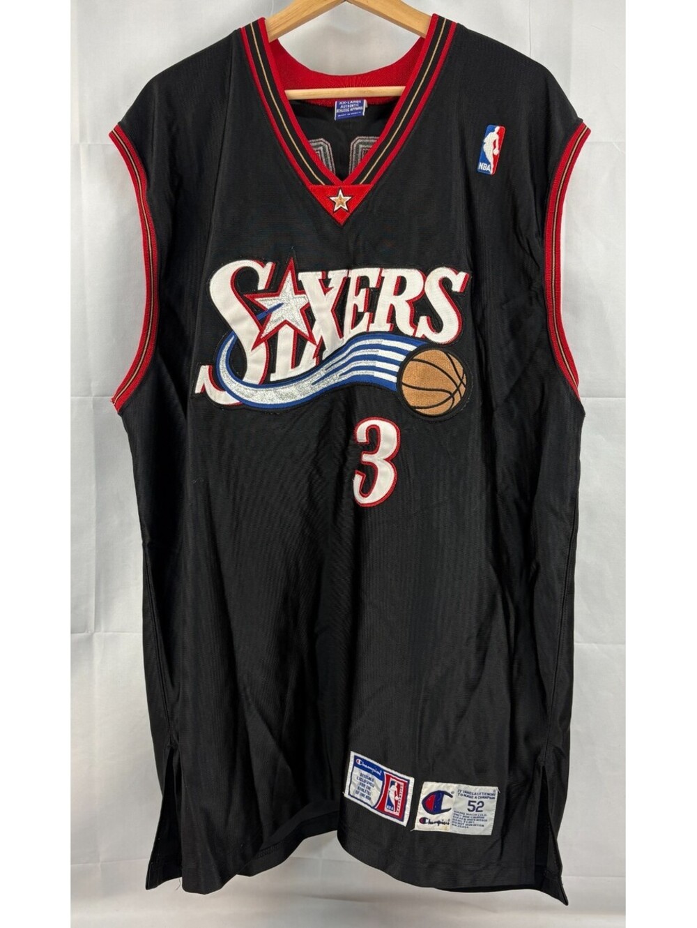 Authentic Vintage Champion Allen Iverson Philadelphia 76ers Men's XXL Jersey